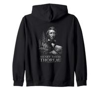 Henry David Thoreau Walden Felpa con Cappuccio