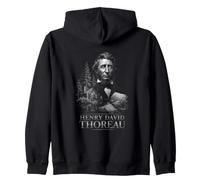 Henry David Thoreau Walden Trascendentalismo Felpa con Cappuccio