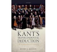 Henry E. Allison Kant's Transcendental Deduction (Tascabile)