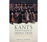Henry E. Allison Kant's Transcendental Deduction (Tascabile)