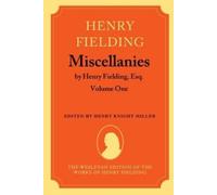 Henry Fielding Miscellanies by Henry Fielding, Esq: Volume On (Copertina rigida)
