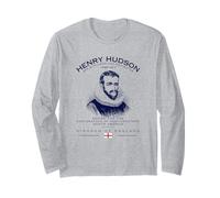 Henry Hudson Sea Explorer Navigator Passaggio a Nord-EST Maglia a Manica