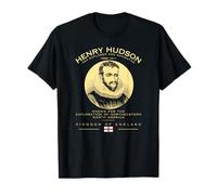 Henry Hudson Sea Explorer Navigator Passaggio a Nord-EST Maglietta