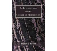 Henry J Cssp Koren An Introduction to the Science of Metaphysics (Tascabile)