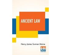 Henry James Sumner Maine Ancient Law (Tascabile)