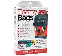 Henry NVM-1CH/907076 - Sacchetti sottovuoto HepaFlo, confezione da 5, colore: Bianco