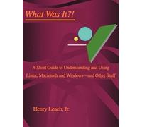 Henry Leach What Was It? (Tascabile)