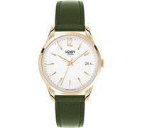 Henry London Unisex Adult Analogue Classic Quartz Watch with Leather Strap HL39-