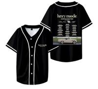 Henry Moodie The Good Old Days Tour T-Shirt, T-Shirt A Maniche Corte per Adulti Girocollo Unisex Stile Street da Indossare Ogni Giorno in Tutte Le Stagioni Style Smart Cool,Nero,XS