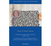 Henry of Ghent's Summa: The Questions on God's Existence and Essence, Articles 21-24: 5