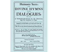 Henry Purcell R Harmonia Sacra or Divine Hymns and Dialogues with a (Tascabile)