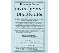 Henry Purcell R Harmonia Sacra or Divine Hymns and Dialogues with a (Tascabile)