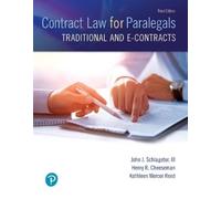 Henry R. Cheeseman Kathleen Reed John J. Schlag Contract Law for Pa (Tascabile)
