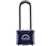 Henry Squire Stronglock - Lucchetto laminato con arco lungo, 4 pin, doppio lucchetto, 6,3 cm