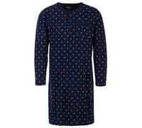 Henry Terre Camicia da notte da uomo, a maniche 1/1, taglia M-3XL, blu navy, XXL