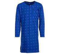Henry Terre Camicia da notte termica da uomo, a maniche lunghe, design ondulato, tasca sul petto, taglia M-3XL