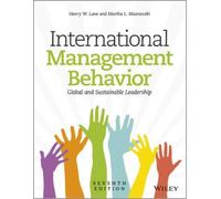 Henry W. Lane Martha L. Maznevski International Management Behavior (Tascabile)