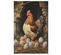 Hens Puzzle Creativo Da 1000 Pezzi Per Adulti E Adolescenti Puzzles Giocattoli Educativi Regalo 78×53cm