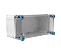 Hensel Con coperchio trasparente, scatola di giunzione 150 x 300 x 170 IP65, scatola di derivazione industriale K0100 HENSEL 6592, grigio