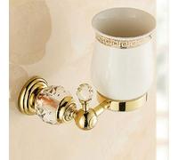 Hensftods Cristallo Ottone Massiccio Oro Bagno Robe Gancio Portasapone Porta Asciugamani Bar Porta Tazza Accessori Da Bagno Singolo Portabicchieri