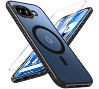 Hensinple Custodia magnetica per Google Pixel 10A con pellicola protettiva, custodia Pixel 10A compatibile con MagSafe e Pixelsnap di grado militare, antiurto, traslucida, opaca, sottile, protettiva