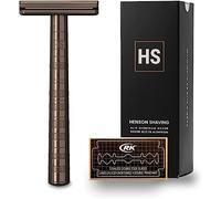 Henson Shaving AL13-M DE - Rasoio di sicurezza, colore: Marrone chiaro