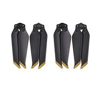 Hensych Eliche a sgancio rapido a bassa rumorosità 8743F per Mavic 2 Pro & Zoom, 2 paia, Oro e nero