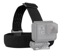 Hensych Fascia per testa regolabile tipo T per Go-Pro HERO10/9/8/7/6/5/4/3/2/1, per Xiaoyi e altre fotocamere d'azione Registrazione video mani libere