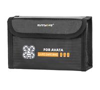Hensych per DJI Avata Borsa della batteria A prova di esplosione Borsa di sicurezza LiPo Magazzinaggio Protettivo Ignifugo Caso Resistenza al calore Custodia[No batteria](per 3 batterie)