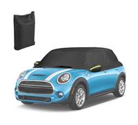 HENYEER Cubierta De Coche, Media Cubierta Impermeable para Automóviles para Mini 2004 En Adelante,600d Copertura Auto per Esterno,Protección contra Los Rayos UV, La Lluvia Y El Polvo
