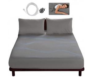 HENYEER Lenzuolo con angoli 150x200 cm, altezza doghe 30 cm Lenzuolo con angoli extra profondo per un sonno migliore e un aiuto contro l'ansia Microfibra, lenzuolo con angoli Morbido e traspirante