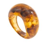HENYGEN Gioielli a forma di V realizzati a mano in resina, accessori eleganti unisex per appassionati di moda e persone in cerca di regali, gioielli in resina di colore sfumato, One Size, come