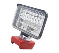 HENYGEN Lampada da cantiere a LED multimodale da 18 V, illuminazione portatile a lunga durata con funzione spot/inondazione per luce a batteria di emergenza