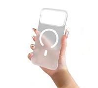 HENYGEN Pratica custodia sottile trasparente satinata per smartphone, senza bordi, sottile, adatta per 17ProMax, migliora la visualizzazione e le impugnature di sicurezza, copertura antiscivolo per