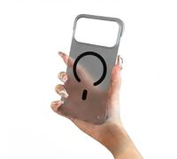 HENYGEN Pratica custodia sottile trasparente satinata per smartphone, senza bordi, sottile, adatta per 17ProMax, migliora la visualizzazione e le impugnature di sicurezza, copertura antiscivolo per