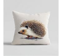 Henypt Punto Croce Kit Da Ricamare Cuscini Kit Per Punto Croce Con Fili Aghi E Tela Riccio 45X45Cm Prestampato Set Per Cuscino Cuscino Fai Te Con Ago Ricamo E Filo Da Ric Pillow Cross Stitch