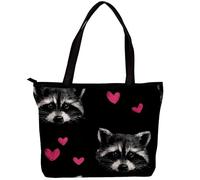 HEOEH Borsa tote da donna grande borsa a tracolla con cerniera e tasche per università, scuola, lavoro, viaggi, shopping, (Dance Santa), Multicolore 17, Taglia unica