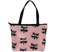 HEOEH Borsa tote da donna grande borsa a tracolla con cerniera e tasche per università, scuola, lavoro, viaggi, shopping, (Dance Santa), Multicolore 20, Taglia unica