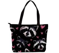 HEOEH Borsa tote da donna grande borsa a tracolla con cerniera e tasche per università, scuola, lavoro, viaggi, shopping, (Dance Santa), Multicolore 16, Taglia unica