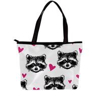 HEOEH Borsa tote da donna grande borsa a tracolla con cerniera e tasche per università, scuola, lavoro, viaggi, shopping, (Dance Santa), Multicolore 14., Taglia unica