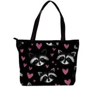 HEOEH Borsa tote da donna grande borsa a tracolla con cerniera e tasche per università, scuola, lavoro, viaggi, shopping, (Dance Santa), Multicolore 15., Taglia unica