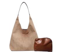 HEONSATI Borsa Tracolla Da Donna Morbide Borsa Pelle a Tracolla Spalla Ultraleggera Borsello Donna a Tracolla Borsello Grande Retrò Borse a Spalla Classica Borse Elegante Con Chiusura a Cerniera