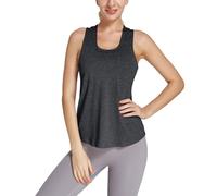 HEONSATI Canottiera Estiva Donna Casual Canottiere Cotone Senza Cuciture Canotte Sportive Leggera Tank Top Taglie Forti Palestra Spiaggia Running Top Senza Manica Traspirante Curvy Elasticizzata