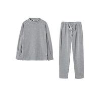 HEONSATI Completi Sportivo Donna Tute Ginnastica Invernale Morbida Palestra Tracksuit Felpe Con Cappuccio E Pantaloni Da Donna In 2 Pezzi Comoda Tuta Felpata Tinta Unita Completo Eleganti Curvy