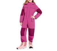 HEONSATI Completo Neve Bambini Tuta Da Sci Intera Bambine E Ragazze Tute Da Neve Apertura Con Cerniera Unisex Completo Sci Di Un Pezzo Impermeabile E Traspirante Tute Antivento Per Bambino Outdoor