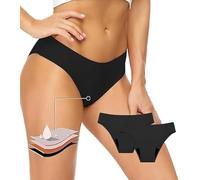 HEONSATI Costume da Bagno Mestruale per Ragazze e Adolescenti, Pantaloni da Nuoto per Il Periodo, Slip per Bikini, Biancheria Intima Mestruale a Prova di Perdite, Mutande Ciclo a Vita Bassa Piscina