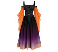 HEONSATI Costume Medievale Da Donna Vestiti Da Pavimento Steampunk Abiti Da Sera Carnevale Curvy Tradizionale Abito Da Halloween Rinascimentale Celtico Gotico Vestito Medievale Elegante Contadina