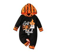 HEONSATI Costume Neonato Zucca Pagliaccetto Da Pumpkin Vintage Unisex Set Da Carnevale Bambino Bambina Jumpsuit Da Zucca Cosplay Bimbo Bimba Completini Di Halloween Baby Per Halloween, Cosplay, Feste