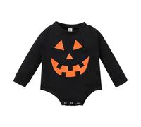 HEONSATI Costume Zucca Bambini Tutine Di Halloween Cosplay Per Bambini Vestito Da Pumpkin Bimbo Bimba Tuta Da Zucca Body Bambino Bambina Pagliaccetto Da Carnevale Baby Per Feste, Carnevale, Party
