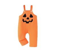 HEONSATI Costume Zucca Bambino Jumpsuit Da Zucca Vintage Per Bambini Tutine Da Pumpkin Per Ragazzi E Ragazze Tuta Di Halloween Cosplay Bimbo Bimba Set Da Carnevale Baby Per Feste, Carnevale, Party